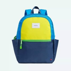 State by Kane Kids Backpack - Canvas Blue Yellow NWT
